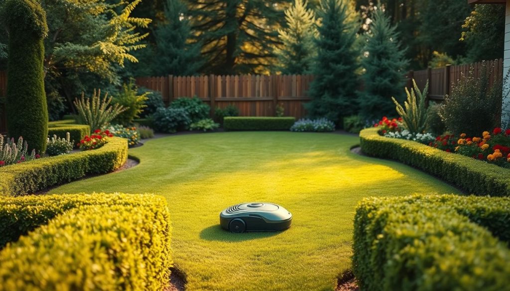 Kreativer Umgang mit Hindernissen in der Gartengestaltung Mähroboter