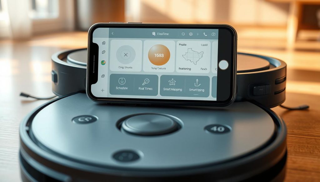 Saugroboter App-Steuerung