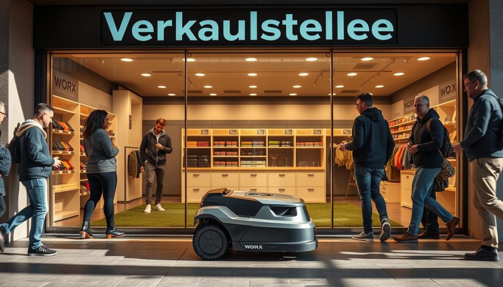 Verkaufsstellen Worx Mähroboter